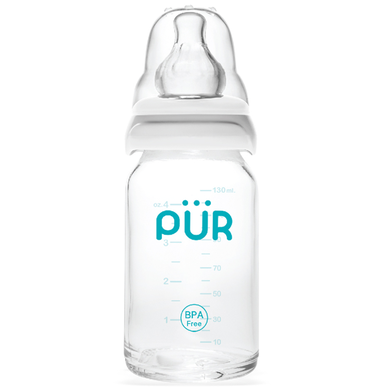 Pur Glass Feeding Bottle - 4oz/130ml image