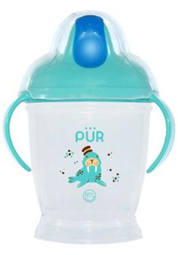 Pur Non Spill Cup 8oz.-250ml. (2 Handle) Blue image