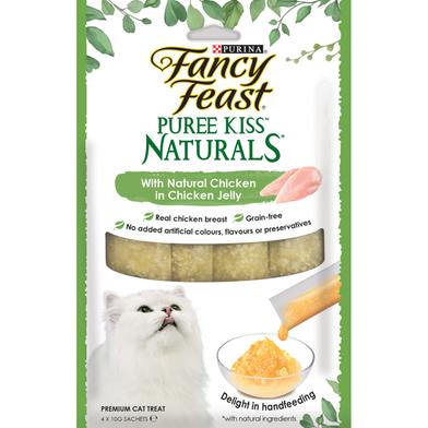 Purina Fancy Feast Creamy Treat Puree Kiss Naturals (With Chicken In Chicken Jelly) image