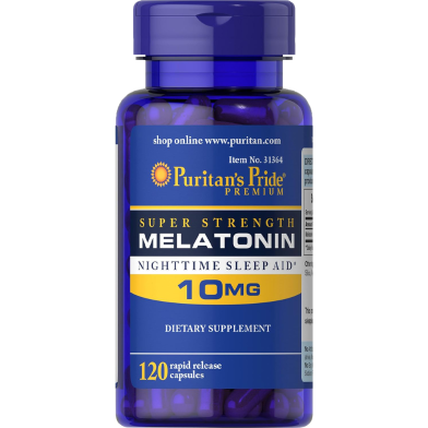 Puritan’s Pride Melatonin 10 mg 120 Tablet image