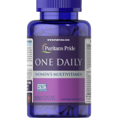 Puritan’s Pride One Daily Women’s Multivitamin 100 Caplets image