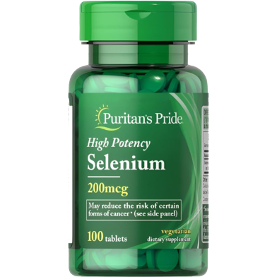 Puritan’s Pride Selenium 200 mcg 100 Tablets image