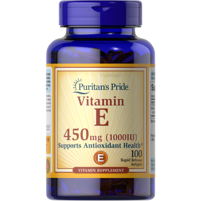 Puritan’s Pride Vitamin E-1000 IU 100 Softgels image