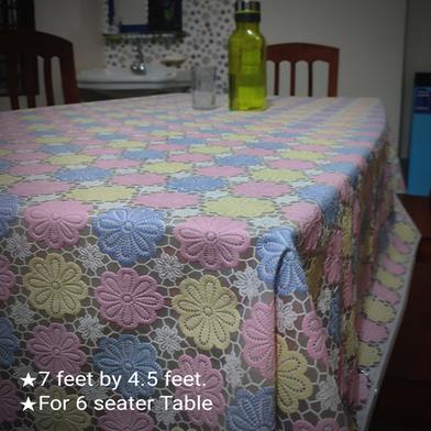 Pvc Soft Table Cloth- 7 Feet/4.5 feet image