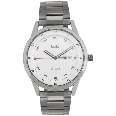 Q And Q Analog Day Date Wrist Watch For Men image