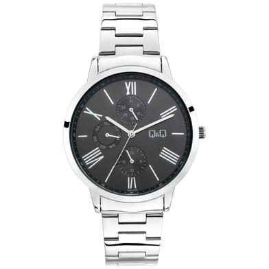 Q And Q Black Dial Watch For Women image