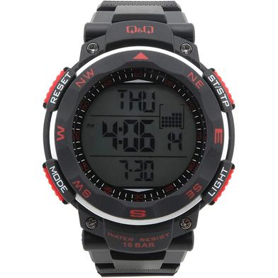 Q And Q Digital Black And Red Combination Watch For Men image