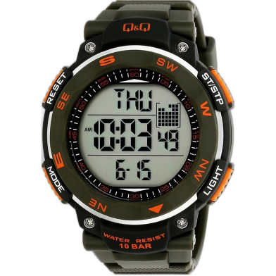 Q And Q Digital Black And Red Combination Watch For Men image