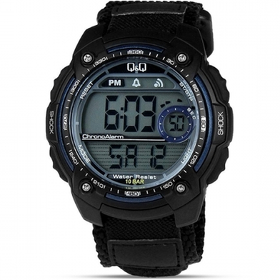 Q And Q Digital Sports Watch For Men - Black image