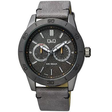 Q And Q Gray Chronograph Wrist Watch For Men image