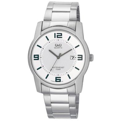 Q And Q Standard Analog White Dial Men's Watch image