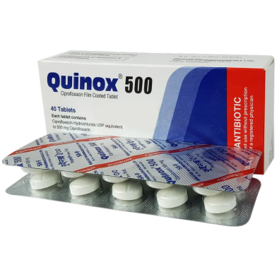 Quinox 500mg Tablet 10's Strip image
