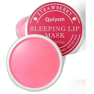 Quiyum Strawberry Sleeping Lip Mask - 15g image