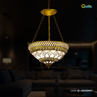 Qulik Modern Chandelier Decorative Hanging Traditional Ceiling Light image