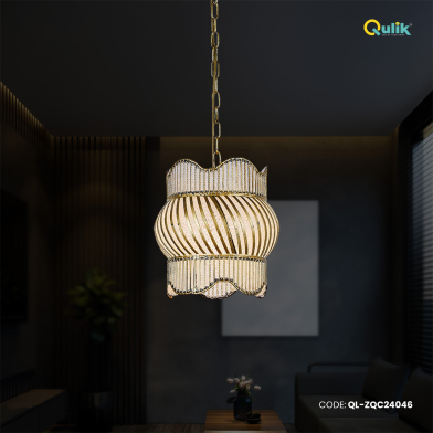Qulik Modern Chandelier Decorative Hanging Modern Ceiling Light image