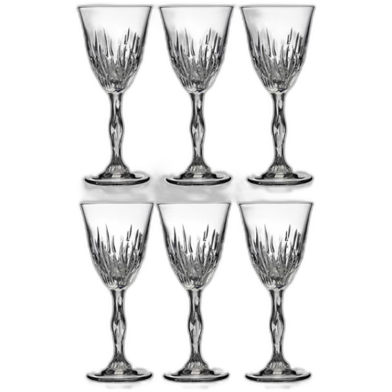 RCR 248440 Fire Red Goblet Glass image