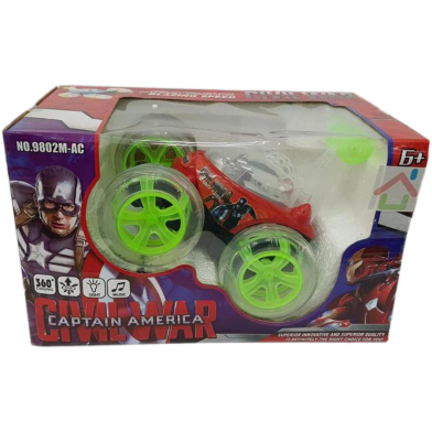 RC Car W Light And Music Included Battery Red Blue 4 Function image