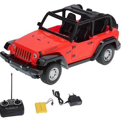 R/C Rechargeable Open Russian Jeep for Kids1:22 Scale -RED image