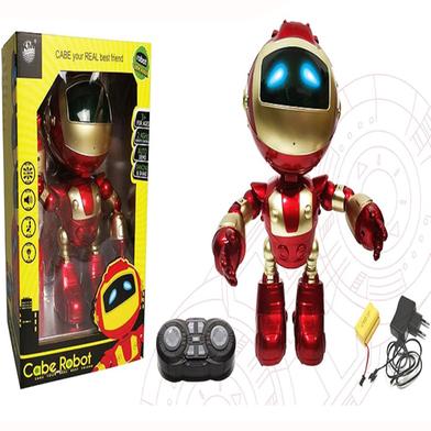 RC Robot Remote Control Rechargeable Ironman Figure Robot Toy 4 Function Electric Superhero Robot with Music Dance Light image