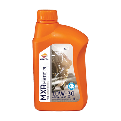 REPSOL MXR Matic Platinum 10W30 SN/JASO MB (Fully Synthetic)- 1L image