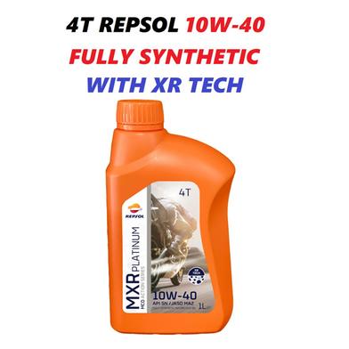 REPSOL MXR Platinum 10W40 SN/JASO MA2 (Fully Synthetic)- 1L image