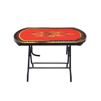 RFL Dining Table 4 Seat Semi Oval S/L Print Rock 1 -RW image