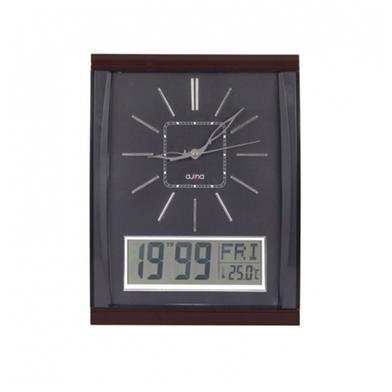 Ajina Orbit RTG Wall Clock With Digit Black image