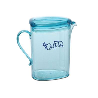 RFL Oval Oil Jar - Trans Blue image