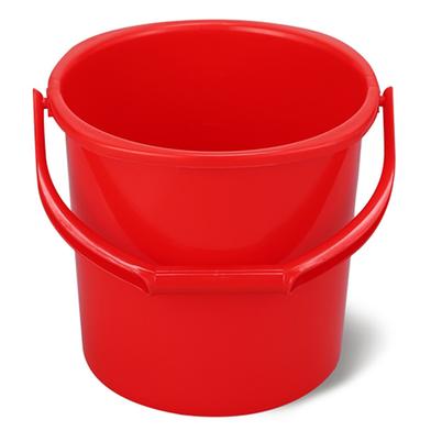 RFL Plastic Handle Square Bucket Red 10 Liters image