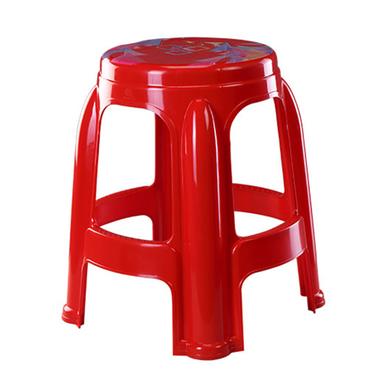 RFL Round Stool High (Printed) - Red image