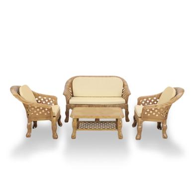 RFL Sofa 4 Pcs Set With Foam - Sandal Wood image