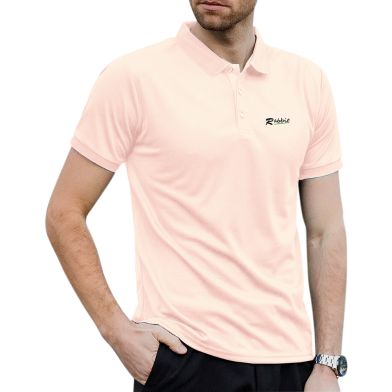 Rabbit Premium Quality Men’s Solid Polo T-shirt RT 202 image