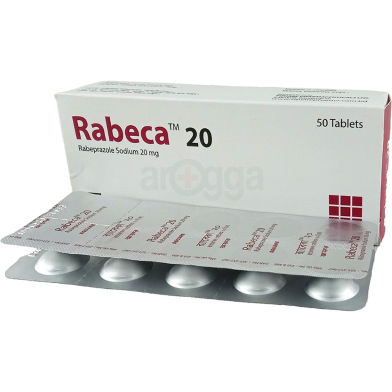 Rabeca20 mg 10's Strip Tablet image