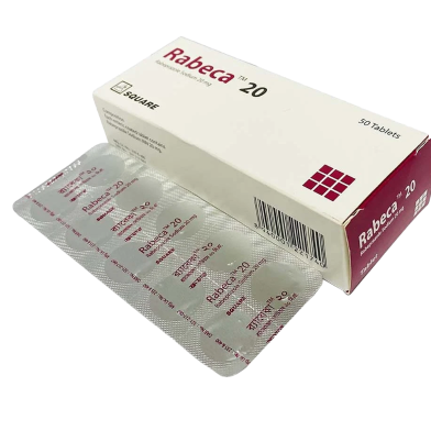 Rabeca 20 mg Tablet 10's Strip image