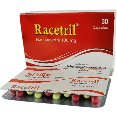 Racetril 100mg Capsule 10's Strip image