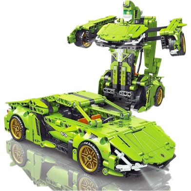 Racing Cars Building Blocks 2-in-1 Robot 721 PCS image