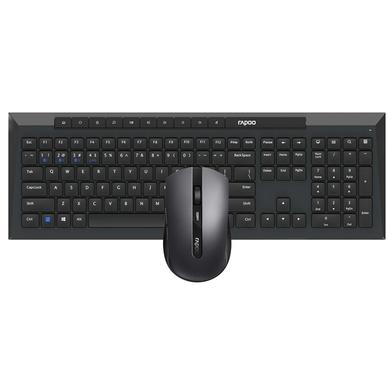Rapoo 8210M Multi-Mode Keyboard And Mouse Combo-Black image