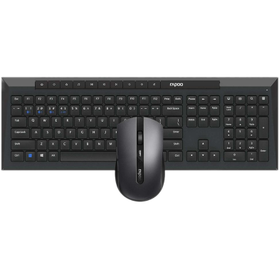 Rapoo 8210M Multi-Mode Keyboard And Mouse Combo-Black image