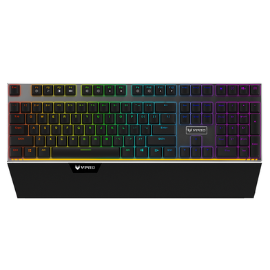 Rapoo V720 RGB Backlit Black Switch Mechanical Gaming Keyboard-Black image