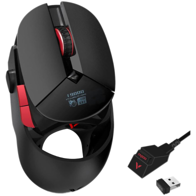 Rapoo VT960S OLED Display Dual-Mode Wireless RGB Gaming Mouse-Black image