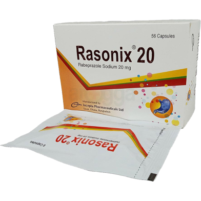 Rasonix 20 mg 14's Strip Capsule image