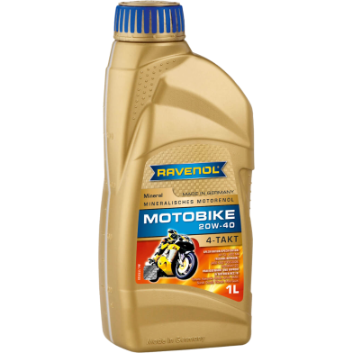 Ravenol 20W-40 Mineral Engine Oil For Motorbike Made in Germany – 1 Litre image