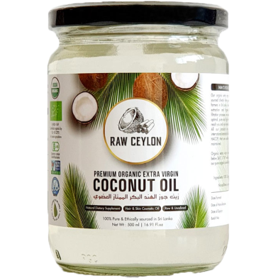 Raw Ceylon Organic Extra Virgin Coconut Oil 500 ml image