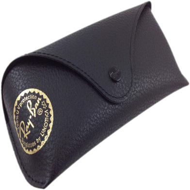 Ray-Ban Soft Black Sunglass Case, RayBan Sunglasses Box, Raybon Smooth Black Case, Ray-Ban Classic Black Cover image