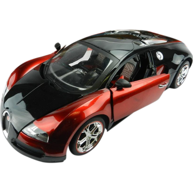 Rc Car Rechargeable Top Speed Bugatti 1:14 Scale- Red - Car Toy image