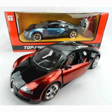 Rc Car Rechargeable Top Speed Bugatti 1:14 Scale- Red - Car Toy image