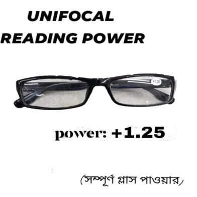 Reading Glasses Plus1.25 Unifocal (full Glass Power) image