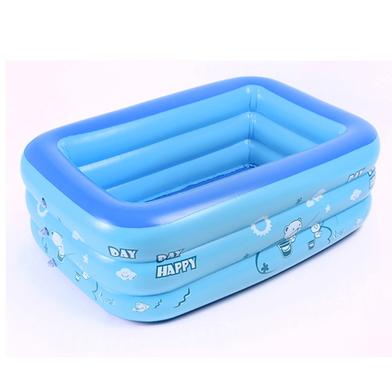 Rectangular Quick Set Inflatable Pool Above Ground Swimming Pool with Free Pumper-210Cm (Any Colour). image