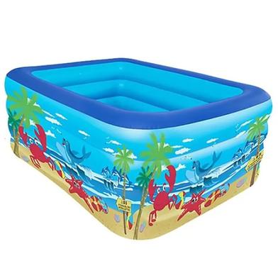 Rectangular Quick Set Inflatable Pool Above Ground Swimming Pool with Free Pumper image