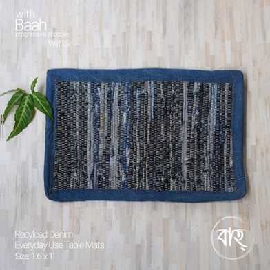 Recylced Denim Everyday Use Table Mats (set of six) image